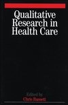 Qualitative Research in Health Care (1861564406) cover image