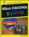 Nikon D40/D40x For Dummies (1118052307) cover image Nikon D40/D40x For Dummies (1118052307) cover image