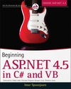 Beginning ASP.NET 4.5: in C# and VB (1118311809) cover image