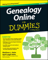 Genealogy Online For Dummies, 7th Edition (111880810X) cover image Genealogy Online For Dummies, 7th Edition (111880810X) cover image
