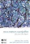 On The Nature of Prejudice: Fifty Years After Allport (1405127511) cover image