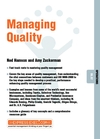 Managing Quality: Operations 06.07 (1841122211) cover image