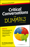 Critical Conversations For Dummies (1118490312) cover image Critical Conversations For Dummies (1118490312) cover image