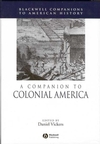 A Companion to Colonial America (0631210113) cover image