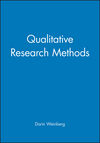 Qualitative Research Methods (0631217614) cover image