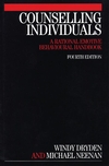 Counselling Individuals: A Rational Emotive Behavioural Handbook, 4th Edition (1861563914) cover image