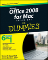 Office 2008 for Mac All-in-One For Dummies (0470460415) cover image