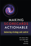 Making Scorecards Actionable: Balancing Strategy and Control (0470848715) cover image