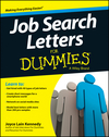 Job Search Letters For Dummies, 4th Edition (1118436415) cover image Job Search Letters For Dummies, 4th Edition (1118436415) cover image
