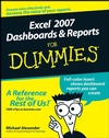 Excel 2007 Dashboards and Reports For Dummies (0470294116) cover image Excel 2007 Dashboards and Reports For Dummies (0470294116) cover image