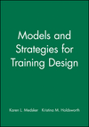 Models and Strategies for Training Design (1890289116) cover image