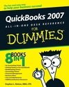QuickBooks 2007 All-in-One Desk Reference For Dummies (0470085517) cover image