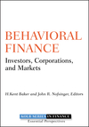 Behavioral Finance: Investors, Corporations, and Markets (0470499117) cover image
