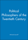 Political Philosophers of the Twentieth Century (0631202617) cover image