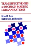 Team Effectiveness and Decision Making in Organizations (1555426417) cover image