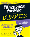 Office 2008 for Mac For Dummies (0470270322) cover image Office 2008 for Mac For Dummies (0470270322) cover image