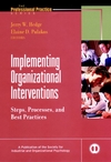Implementing Organizational Interventions: Steps, Processes, and Best Practices (0787957224) cover image