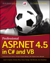 Professional ASP.NET 4.5 in C# and VB (1118311825) cover image