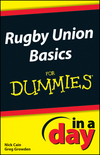 Rugby Union Basics In A Day For Dummies (1118380126) cover image Rugby Union Basics In A Day For Dummies (1118380126) cover image