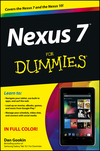 Nexus 7 For Dummies (Google Tablet) (1118508726) cover image Nexus 7 For Dummies (Google Tablet) (1118508726) cover image