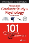 Preparing for Graduate Study in Psychology: 101 Questions and Answers, 2nd Edition (1405140526) cover image