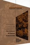 Materials Science of Concrete: The Sidney Diamond Symposium, Special Volume (1574980726) cover image