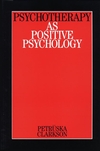Psychotherapy as Positive Psychology (1861563426) cover image