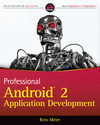 Professional Android 2 Application Development (0470565527) cover image