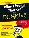 eBay Listings That Sell For Dummies (0471789127) cover image