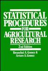 Statistical Procedures for Agricultural Research, 2nd Edition (0471870927) cover image