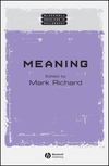 Meaning (0631222227) cover image