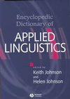 The Encyclopedic Dictionary of Applied Linguistics: A Handbook for Language Teaching (0631214828) cover image