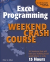 Excel Programming Weekend Crash Course (0764540629) cover image