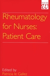 Rheumatology for Nurses: Patient Care (186156032X) cover image