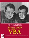 Beginning Access 2000 VBA (0764543830) cover image