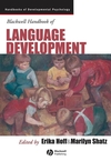 Blackwell Handbook of Language Development (1405132531) cover image