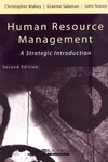 Human Resource Management: A Strategic Introduction, 2nd Edition (0631208232) cover image