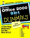 Microsoft Office 2000 9 in 1 For Dummies Desk Reference (0764503332) cover image Microsoft Office 2000 9 in 1 For Dummies Desk Reference (0764503332) cover image