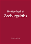 The Handbook of Sociolinguistics (0631211934) cover image