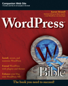 WordPress Bible (0470568135) cover image