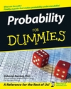 Probability For Dummies (0470043636) cover image Probability For Dummies (0470043636) cover image