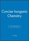 Concise Inorganic Chemistry, 5th Edition (0632052937) cover image