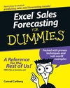 Excel Sales Forecasting For Dummies (0764575937) cover image