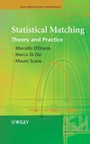 Statistical Matching: Theory and Practice (0470023538) cover image