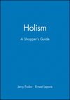 Holism: A Shopper's Guide (0631181938) cover image