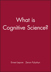 What is Cognitive Science? (0631204938) cover image