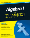 Algebra I For Dummies, 2nd Edition (0470559640) cover image Algebra I For Dummies, 2nd Edition (0470559640) cover image
