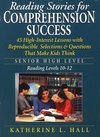 Reading Stories for Comprehension Success: Senior High Level, Reading Levels 10-12  (0787975540) cover image