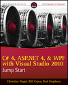 C# 4, ASP.NET 4, and WPF, with Visual Studio 2010 Jump Start (0470770341) cover image C# 4, ASP.NET 4, and WPF, with Visual Studio 2010 Jump Start (0470770341) cover image