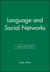 Language and Social Networks, 2nd Edition (0631153144) cover image